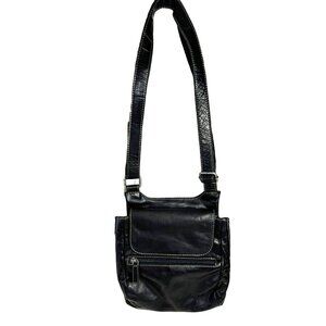 Jack Georges Organizer Crossbody Bag Slim Classic Voyager Black